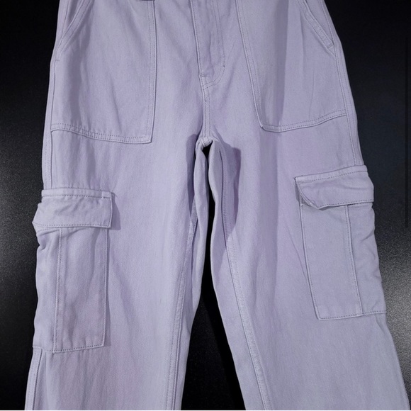 PacSun high rise lilac purple cargo pants M - Picture 4 of 9